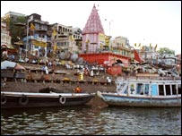f the Ganges flow drops, millions could struggle to find drinking water.  Photo: &nbsp;�BBC