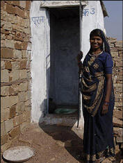 "No one was hygienic or clean before," says Fulbati. "We were all living in unclean conditions. Malaria, diarrhoea, fever, vomiting; they were common. Now it's not so bad." Photo: BBC