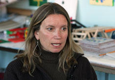 &nbsp;"I want people to remember what compassion means," says the Rev. Becca Stevens after participating in the challenge.&nbsp;Photo: Ronny Perry/UNMS