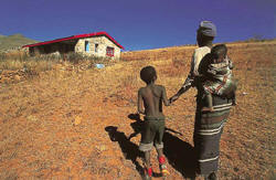 Most rural dwellers in the region live in extreme poverty. Photo: UNICEF