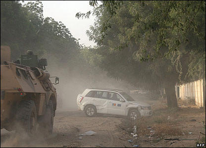 France, which has 1400 troops in Chad, warned rebels in Chad that it could intervene if they continue to threaten the capital, N'Djamena. Chad's government accuses Sudan of backing the rebels to undermine an EU mission to protect refugees from the crisis-hit region of Darfur. Photo: AFP