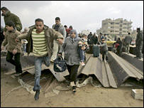 Gaza has been under an almost complete blockade for months. Photo: BBC