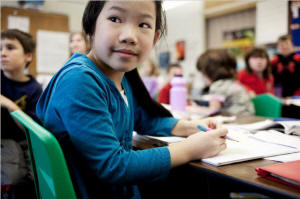 �I was worried and scared and very worried,� recalls Leah Kehler, a fourth grader who told a teacher her second-worst fear. Photo: Andrew Spear/New York Times