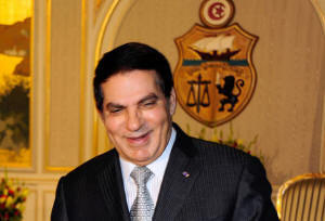 The Other Mr. 10 Percent? Tunisian President Zine el-Abidine Ben Ali is asserted to be among the world's most corrupt dictators, giving the president known as  "Mr. 10 Percent," Pakistan's Asif Ali Zardari, a run for his corrupt millions. Photo: Palestinian Press Office