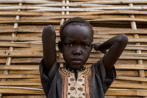 A child in South Sudan where conflict has dramatically worsened food insecurity. ©UNPhoto/JCMcIlwaine