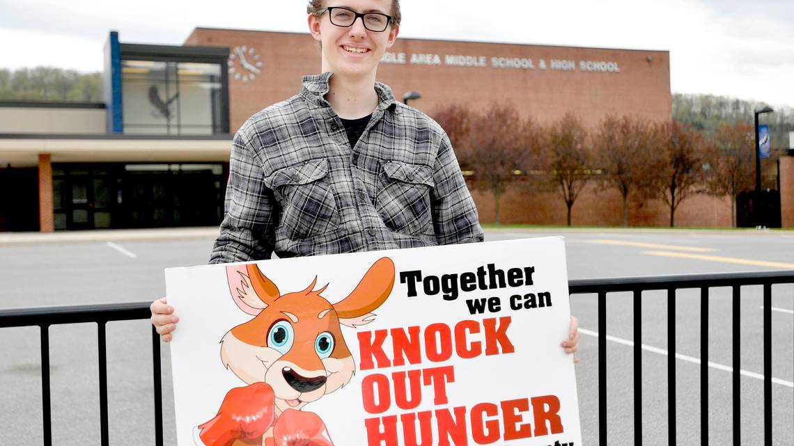 Pennsylvania student raises thousands of dollars to fight hunger