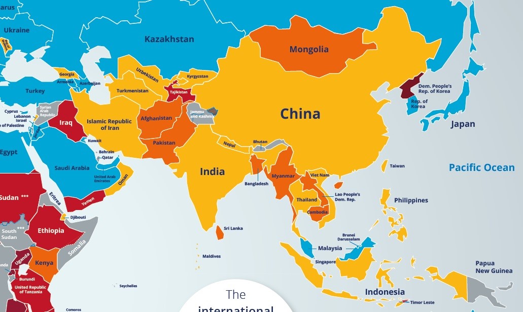 Численность населения стран зарубежной азии. Население зарубежной Азии 2022. Население Азии 2023. Карта численности населения Азии. Беднейшие страны Азии 2022.