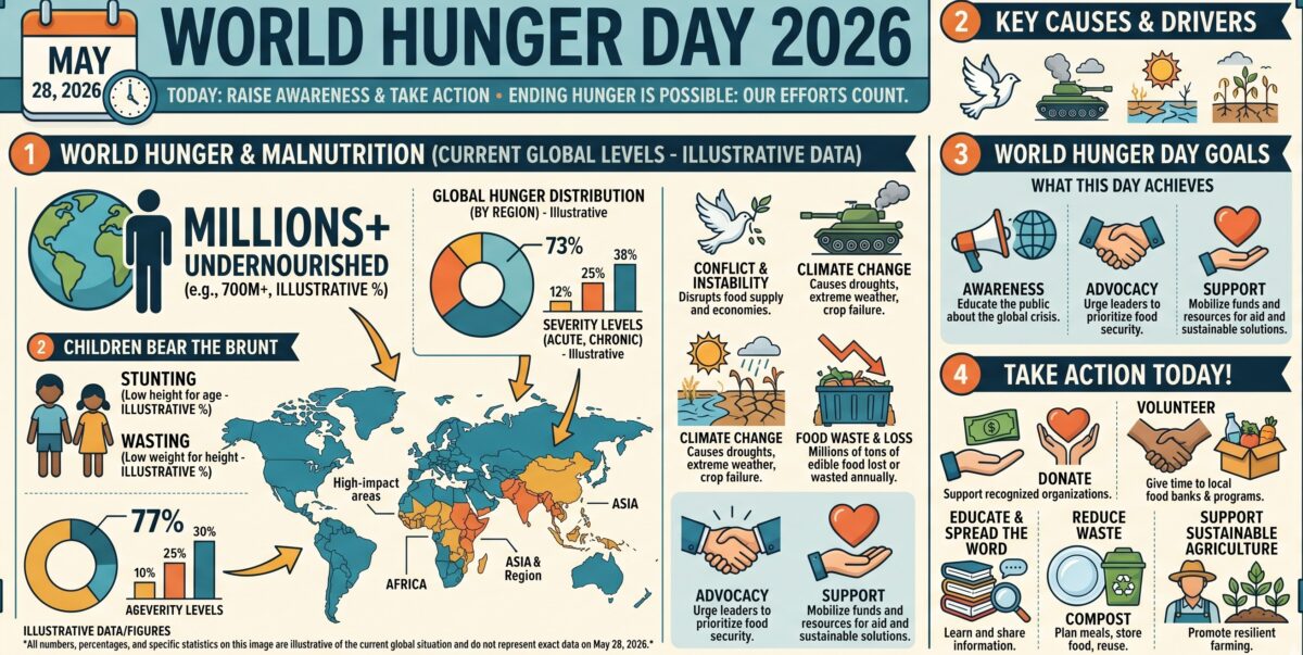May 28 = World Hunger Day